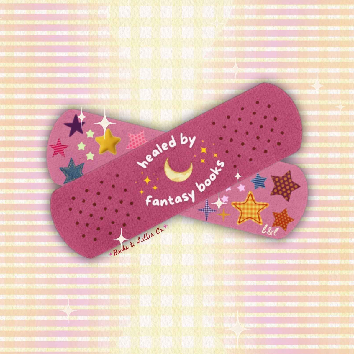 Sticker - Healed By Fantasy Books Band-Aid