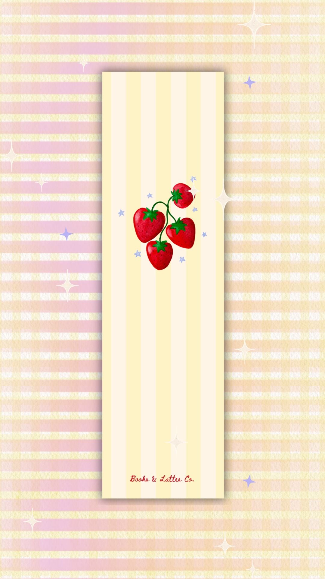 Bookmark - Strawberries