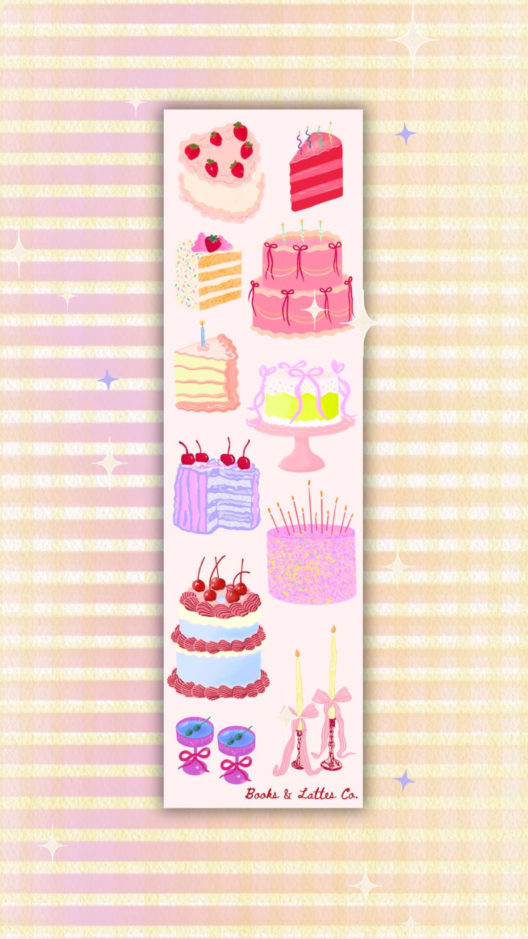Bookmark - Cake