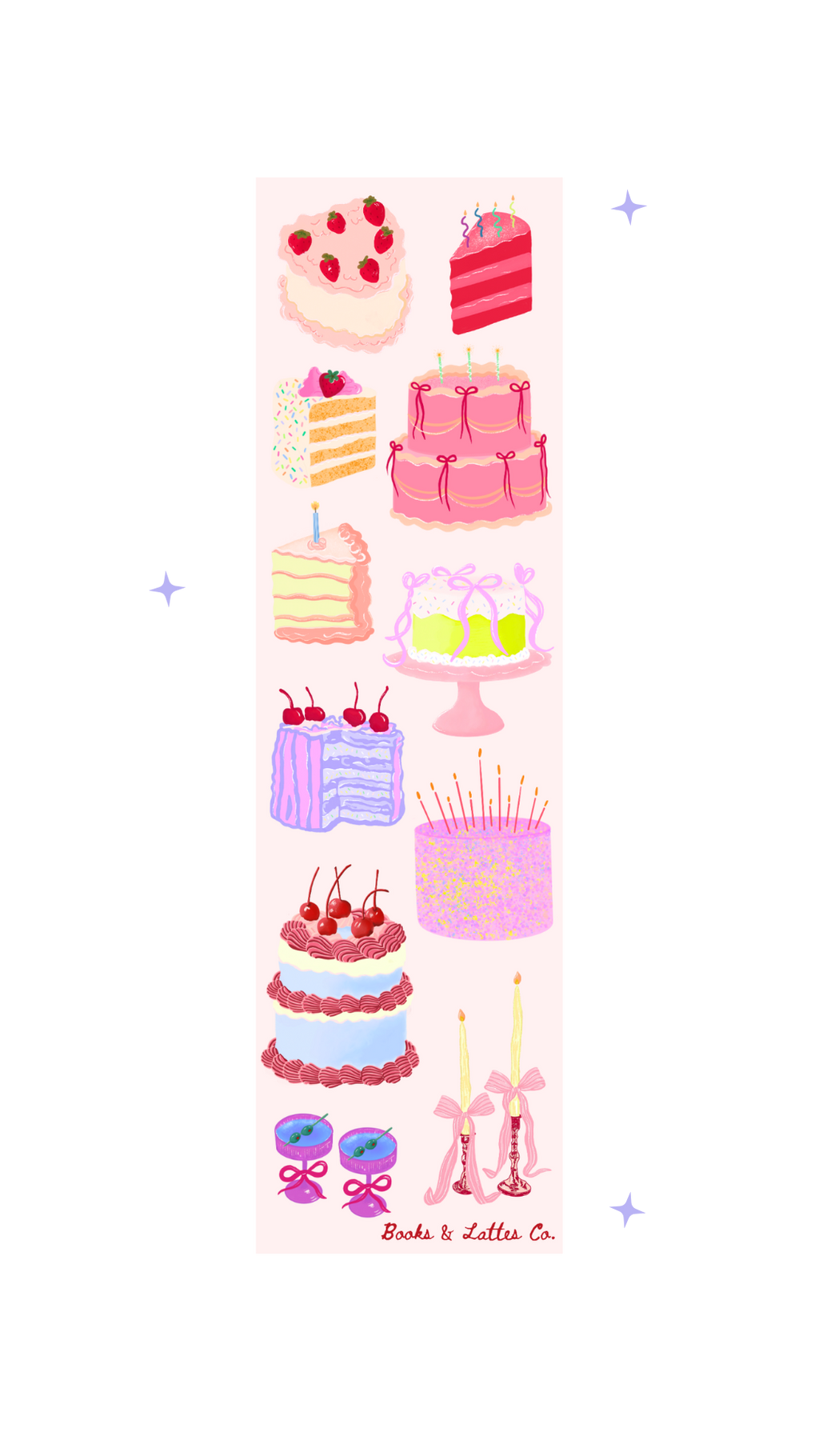 Bookmark - Cake