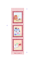 Bookmark - Coffee Stamps