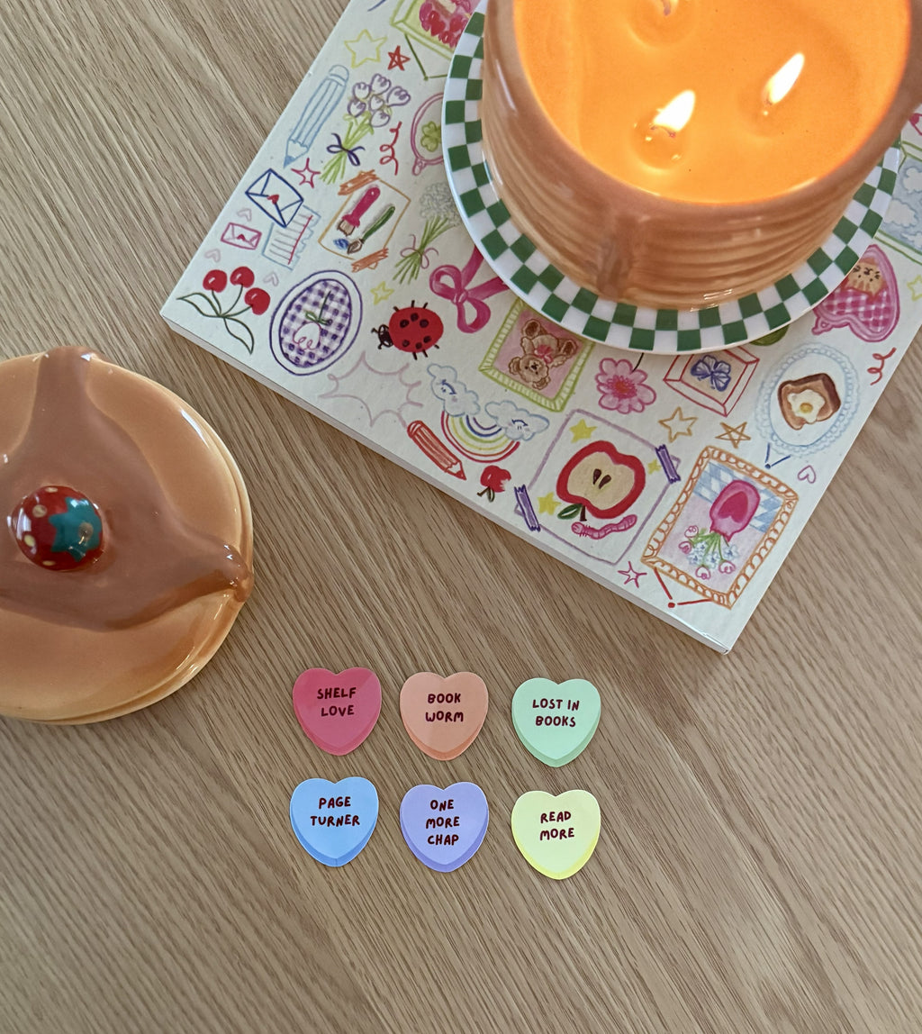 Sticker Set - Bookish Sweethearts