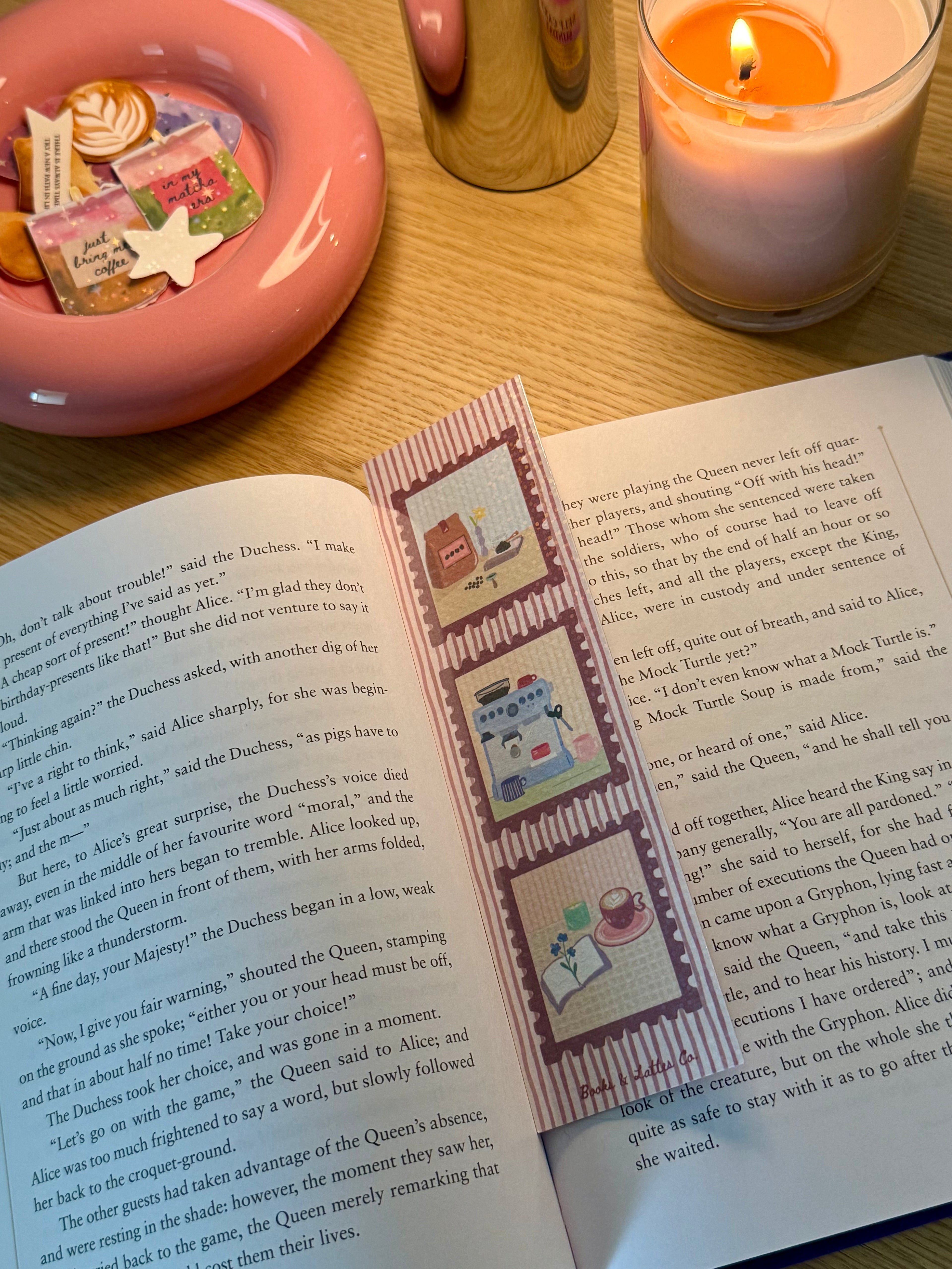 Bookmark - Coffee Stamps