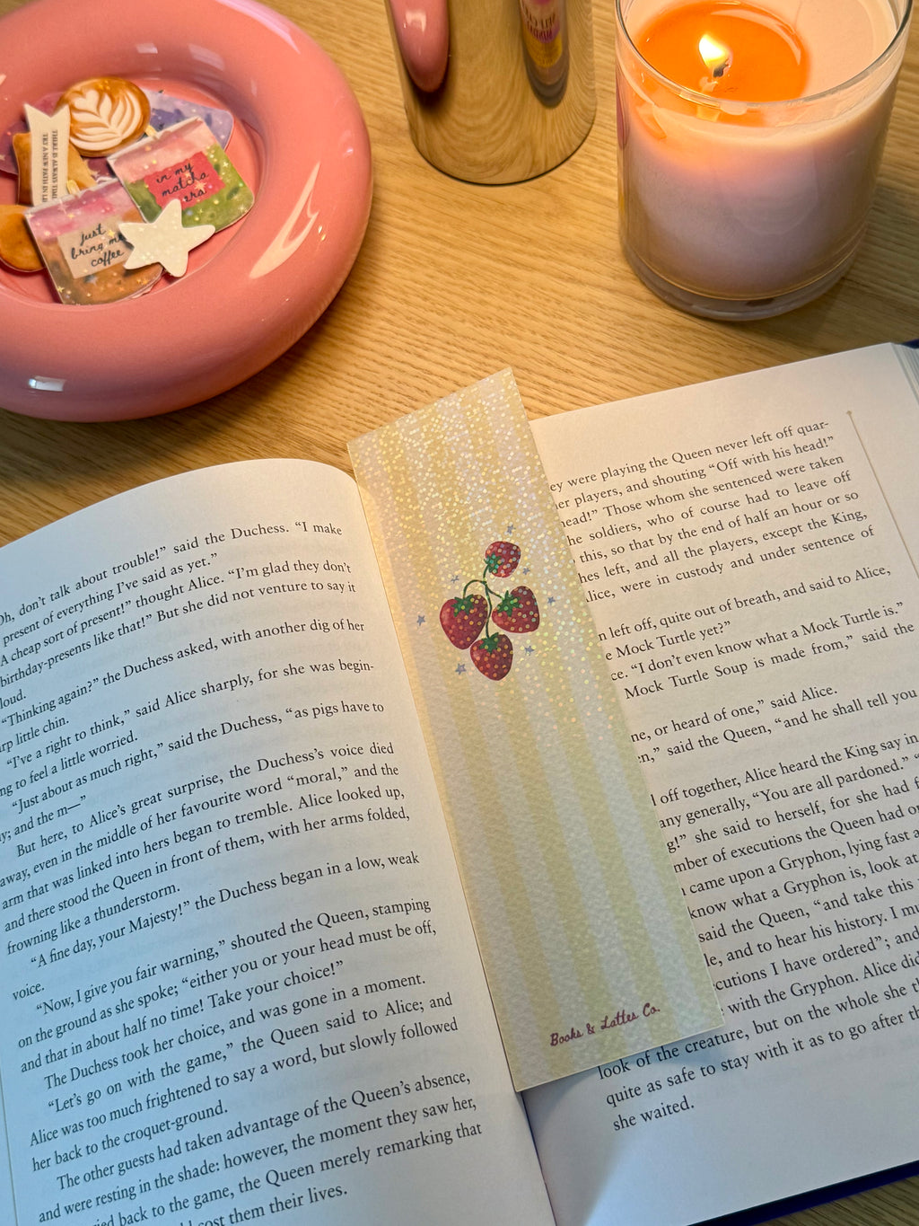 Bookmark - Strawberries
