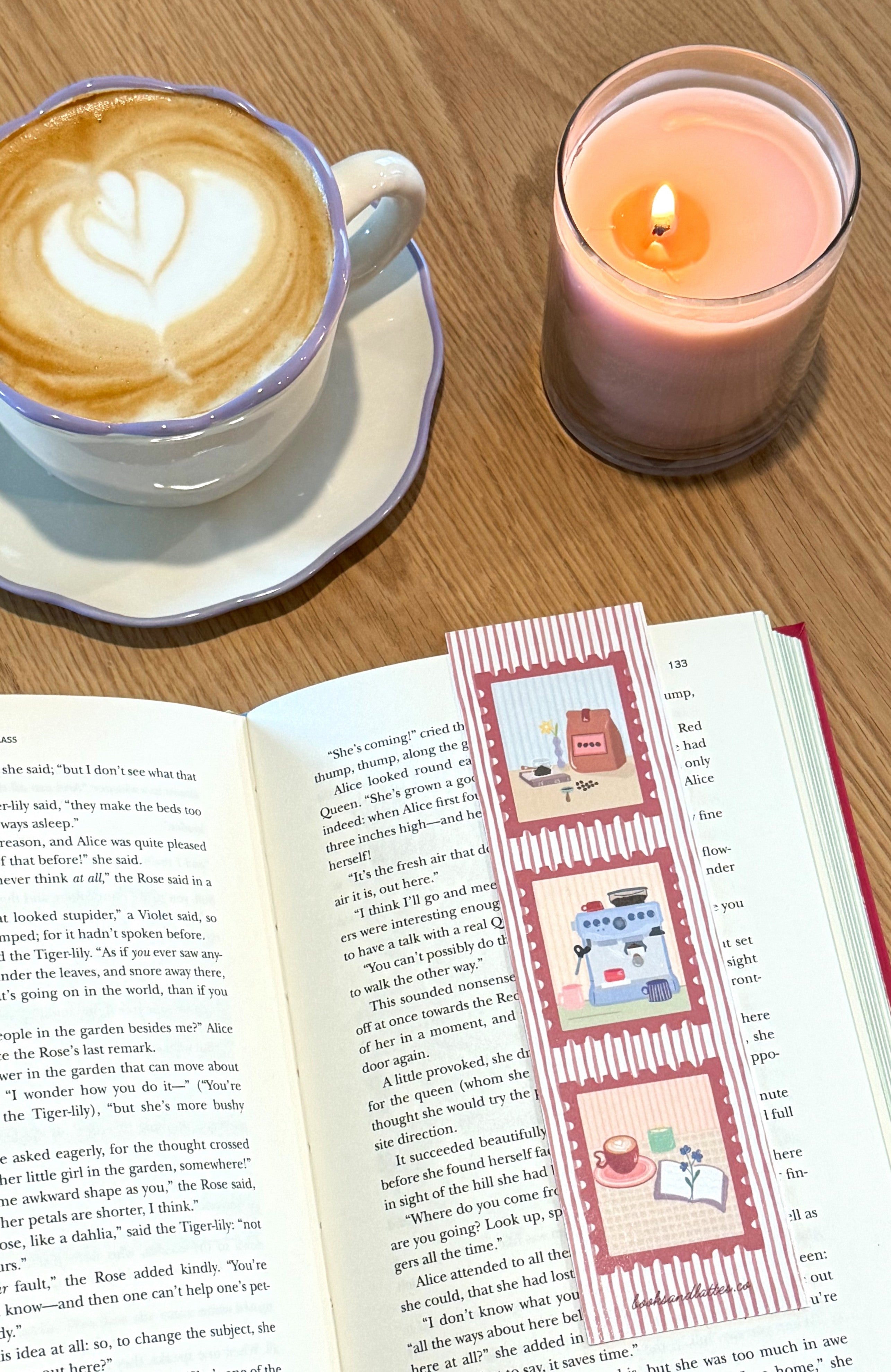 Bookmark - Coffee Stamps