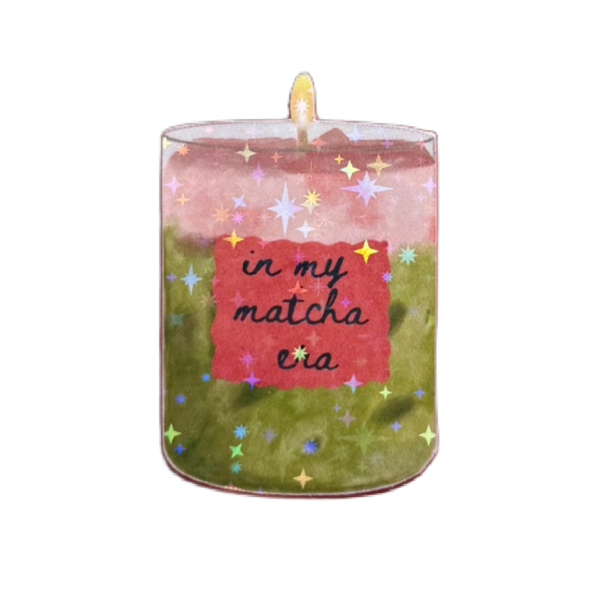 Sticker - In My Matcha Era Candle